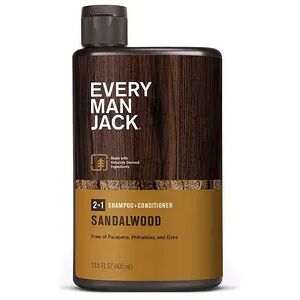 Every Man Jack 2-in-1 Sandalwood Shampoo + Conditioner, Size: 13.5 Oz, Multicolor