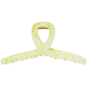 SO Neon Green Stars & Glitter Claw Clip