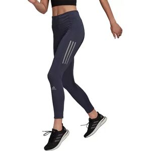 Women's adidas Own the Run High-Waisted 7/8 Leggings, Size: Large, Blue