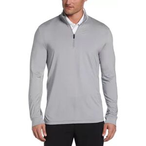 Men's Grand Slam Sun Shade Stretch 1/4-Zip Golf Pullover, Size: Medium, Med Grey