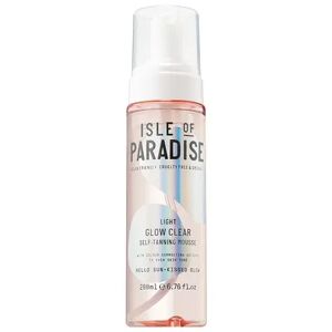 Isle of Paradise Glow Clear, Color Correcting Self-Tanning Mousse, Size: 6.76 Oz, Multicolor