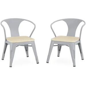 Delta Children Bistro 2-Piece Chair Set, Grey