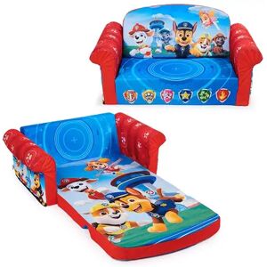 Marshmallow Furniture Paw Patrol Comfy 2-in-1 Flip Open Couch Bed Kids Furniture, Multicolor