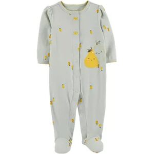 Baby Girl Carter's Pear Snap-Up Sleep & Play, Infant Girl's, Size: 3 Months, Med Blue