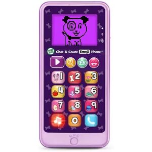 LeapFrog Violet Chat & Count Emoji Phone, Purple