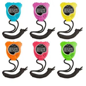 Champion Sports 6-Pc. Neon Multicolor Stop Watch Set