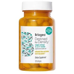 Briogeo Destined for Density Vegan Omega 3, 6, 9 + Biotin Supplements for Healthy Hair, Size: 6 FL Oz, Multicolor