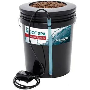 Active Aqua RS5GALSYS Root Spa 5-Gal Hydroponic Bucket Deep Water Culture System, Black