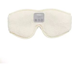 Pinch Provisions Sweet Streams Sherpa Sleep Mask with Built In Headphones, White