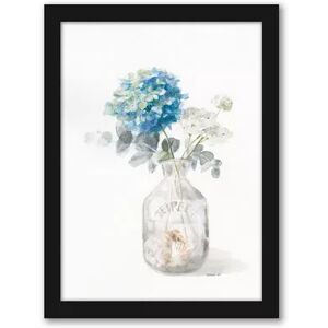 Americanflat Beach Flowers V Wall Art, Multicolor, 12X15