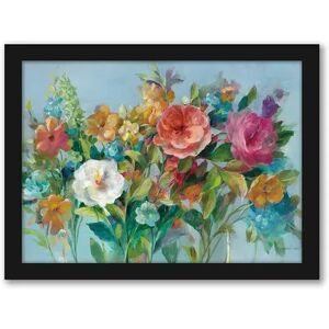 Americanflat Country Florals Wall Art, Multicolor, 12X15