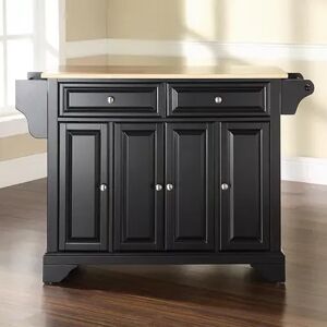 Crosley Furniture Lafayette Kitchen Island, Black