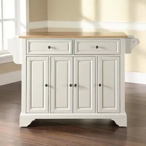 Crosley Furniture Lafayette Kitchen Island, White