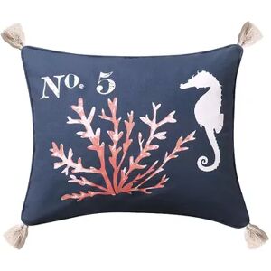 Levtex Home Levtex Bakio Coral Throw Pillow, Blue, Fits All