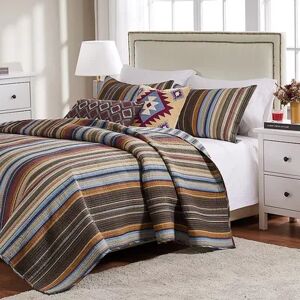 Greenland Home Fashions Durango Stripe Bedding Set, Multicolor, King