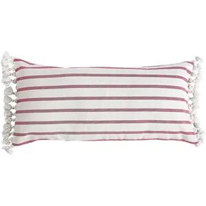 Levtex Home Thatch Home Joybirds Stripe Tassel Pillow, Red, Fits All
