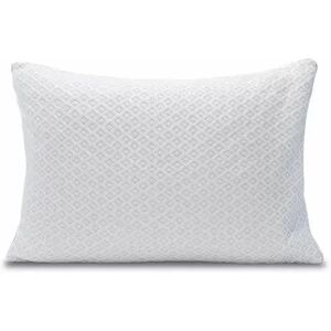 Great Sleep Cuddle Cooling Adjustable Cluster Foam Pillow, White, Standard