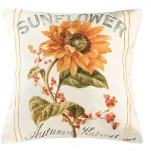 C&F Home Sunflower Fall Indoor Outdoor Throw Pillow, Yellow, 18X18