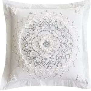 Levtex Home Harleson Medallion Euro Sham, White