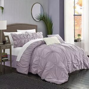 Chic Home Halper 6-piece Bed Set, Purple, Queen