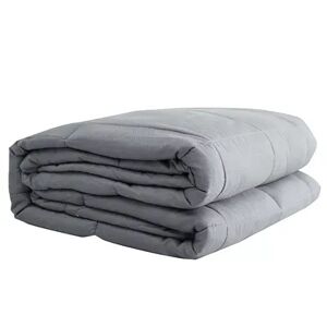Pur Serenity Cotton Weighted Blanket, Grey, 15 LBS