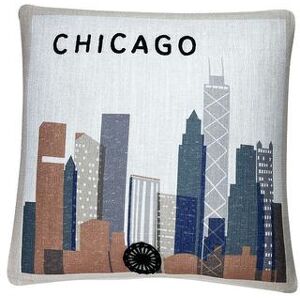 Sonoma Goods For Life Chicago Feather Fill Throw Pillow, Lt Beige, 18X18