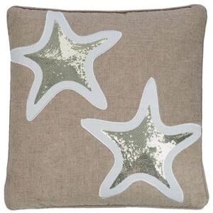 Unbranded Levtex Maui Applique Starfish Throw Pillow, Beig/Green, Fits All