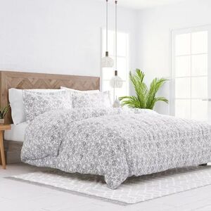 Home Collection Premium Ultra Paisley Duvet Cover Set, Blue, Twin