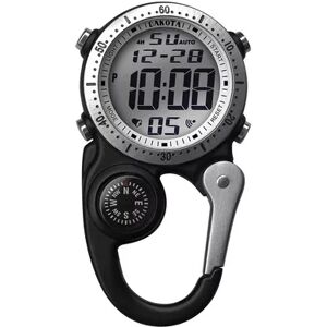 Dakota Digi Clip Carabiner Clip Watch, Men's, Size: Medium, Black