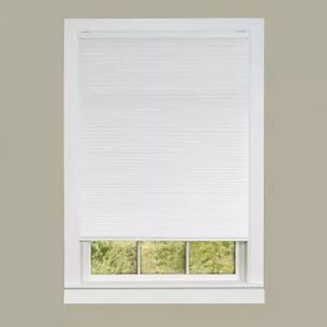 Achim Light Filtering Cordless Honeycomb Cellular Shade, White, 23X64