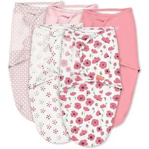 SwaddleMe Original Pretty Poppy 5-Pack Swaddles, Pink, Small