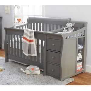 Sorelle Princeton Elite Crib & Changer, Grey