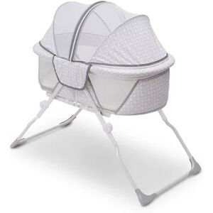 Simmons Kids Delta Children EZ Fold Ultra Compact Travel Bassinet, White, INFANT