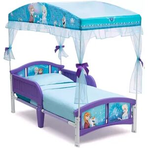 Delta Children Disney Frozen Toddler Canopy Bed, Blue