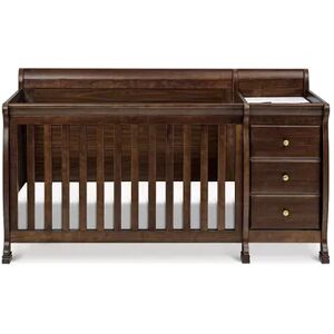 DaVinci Kalani 4-in-1 Crib and Changer Combo, Brown