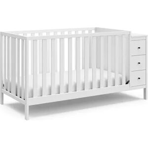 Storkcraft Storkcraft Malibu 3-in-1 Customizable Convertible Storage Crib, White