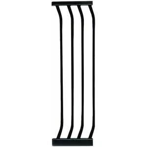 Bindaboo B1110 Pet Safety Gate 10.5 Inch Steel Gate Extension, Black, Set of 1, Grey