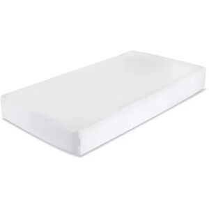 LA Baby White Fitted Crib Sheet