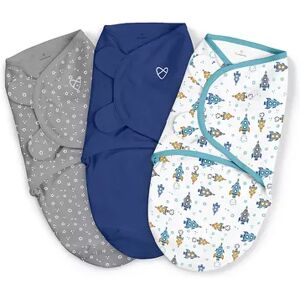 SwaddleMe Original Superstar 3-Pack Swaddles, Multicolor, Large