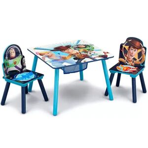 Disney s Toy Story 4 Table and Chairs Set with Storage by Delta Children, Blue