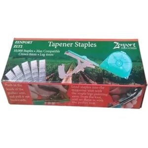 Zenport Industries Zenport ZLT2 Crew Box of Tapener Staples 10000 Count, Multicolor