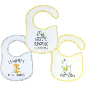 Baby Treasures 3 Pack Grandma Sayings Bibs, Multicolor