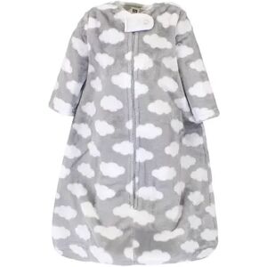 Hudson Baby Infant Plush Sleeping Bag, Sack, Blanket, Gray Clouds, Infant Unisex, Size: 0-6 Months, Grey