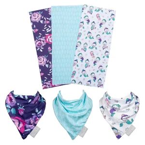 Trend Lab Mermaids 6-Piece Bib & Burp Cloth Set, Multicolor