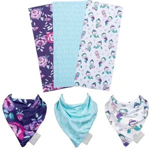 Trend Lab Mermaids 6-Piece Bib & Burp Cloth Set, Multicolor