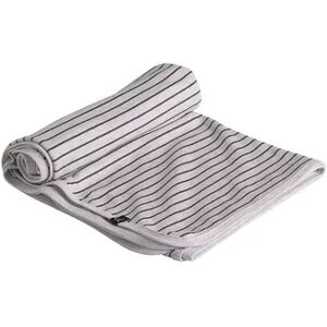 Deux par Deux Organic Cotton Blanket Striped Heather Beige And Dark Grey, Infant Boy's, White