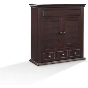 Crosley Furniture Lydia Wall Cabinet, Brown
