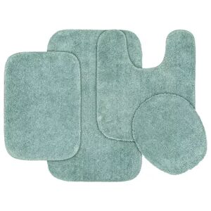 Garland Rug Garland Deco Nylon 4-piece Bath Rug Set, Green, 4 PC SET