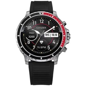Citizen CZ Smart Men's 46 mm Smart Watch, Black, Large