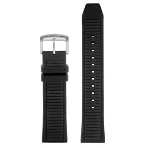 Citizen CZ Smart Men's 22 mm Black Silicone & Stainless Steel Smart Watch Replacement Strap